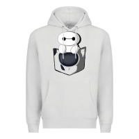 Dove Grey baymax in pocket [tb] Premium Hoodie - linhVisuals