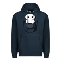 Navy baymax in pocket [tb] Premium Hoodie - linhVisuals