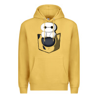 Antique Gold baymax in pocket [tb] Premium Hoodie - linhVisuals