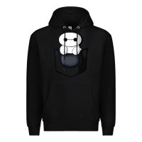 Black baymax in pocket [tb] Premium Hoodie - linhVisuals