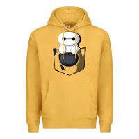 Mustard baymax in pocket [tb] Premium Hoodie - linhVisuals