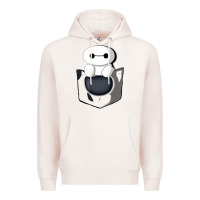 Pale Pink baymax in pocket [tb] Premium Hoodie - linhVisuals