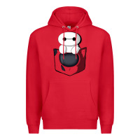 Red baymax in pocket [tb] Premium Hoodie - linhVisuals