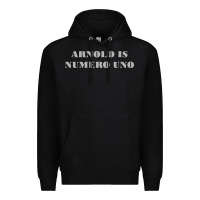 Black arnold is numero uno Premium Hoodie - linhVisuals