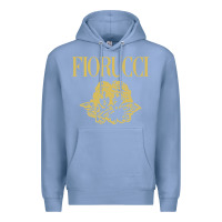 Colony Blue fiorucci Premium Hoodie - linhVisuals