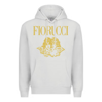 Dove Grey fiorucci Premium Hoodie - linhVisuals
