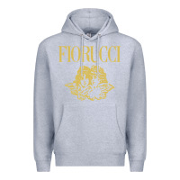 Heather Grey fiorucci Premium Hoodie - linhVisuals