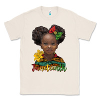 Natural juneteenth african girl Classic Tee - BarkalooDesign