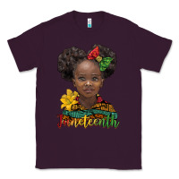 Plum juneteenth african girl Classic Tee - BarkalooDesign