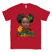 Red juneteenth african girl Classic Tee - BarkalooDesign