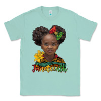 Seafoam juneteenth african girl Classic Tee - BarkalooDesign