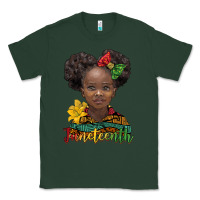 Sports Green juneteenth african girl Classic Tee - BarkalooDesign