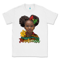 White juneteenth african girl Classic Tee - BarkalooDesign