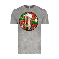Cloud Rock Belgian Horse  Christmas Vintage Tee - LillyAllenDesigns