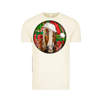 Vintage Arctic Belgian Horse  Christmas Vintage Tee - LillyAllenDesigns