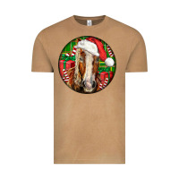 Vintage Camel Belgian Horse  Christmas Vintage Tee - LillyAllenDesigns