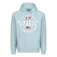 Blue Mist proud member of small fringe minority with unacceptable view t shirt Premium Hoodie - linhVisuals