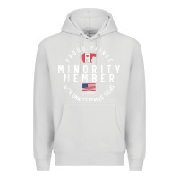 Dove Grey proud member of small fringe minority with unacceptable view t shirt Premium Hoodie - linhVisuals