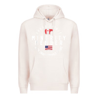 Pale Pink proud member of small fringe minority with unacceptable view t shirt Premium Hoodie - linhVisuals