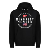 Black proud member of small fringe minority with unacceptable view t shirt Premium Hoodie - linhVisuals