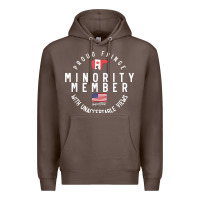 Coffee proud member of small fringe minority with unacceptable view t shirt Premium Hoodie - linhVisuals