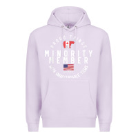 Lilac proud member of small fringe minority with unacceptable view t shirt Premium Hoodie - linhVisuals