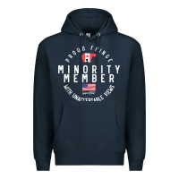 Navy proud member of small fringe minority with unacceptable view t shirt Premium Hoodie - linhVisuals