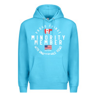Ocean Blue proud member of small fringe minority with unacceptable view t shirt Premium Hoodie - linhVisuals