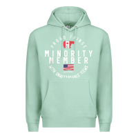 Seafoam proud member of small fringe minority with unacceptable view t shirt Premium Hoodie - linhVisuals