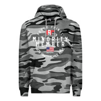Slate Camo proud member of small fringe minority with unacceptable view t shirt Premium Hoodie - linhVisuals