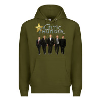 Army Green Celtic Thunder Premium Hoodie - linhVisuals