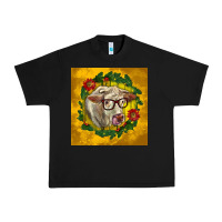 Black christmas charolais cow face Urban Heavy Tee - LillyAllenDesigns