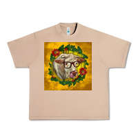Burro christmas charolais cow face Urban Heavy Tee - LillyAllenDesigns