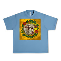Christmas Charolais Cow Face Urban Heavy Tee | Teevron