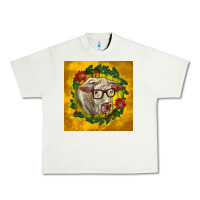 Pistachio christmas charolais cow face Urban Heavy Tee - LillyAllenDesigns