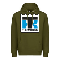 Army Green thermo king Premium Hoodie - linhVisuals