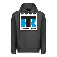 Charcoal Heather thermo king Premium Hoodie - linhVisuals