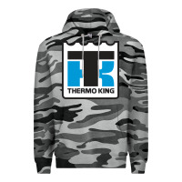 Slate Camo thermo king Premium Hoodie - linhVisuals