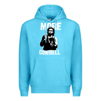 Ocean Blue more cowbell Premium Hoodie - linhVisuals