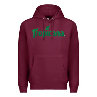 Burgundy tropicana Premium Hoodie - linhVisuals