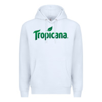 White tropicana Premium Hoodie - linhVisuals