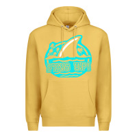 Antique Gold fins up ocean Premium Hoodie - linhVisuals