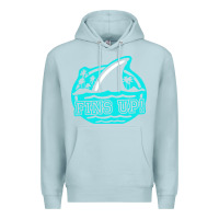 Blue Mist fins up ocean Premium Hoodie - linhVisuals