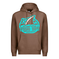 Chestnut fins up ocean Premium Hoodie - linhVisuals