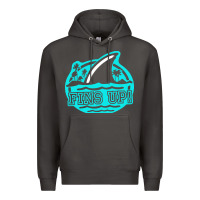 Smoke fins up ocean Premium Hoodie - linhVisuals