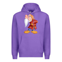 Purple grumpy dopey dwarf Premium Hoodie - linhVisuals