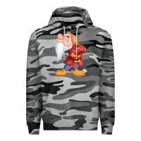 Slate Camo grumpy dopey dwarf Premium Hoodie - linhVisuals