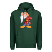 Sports Green grumpy dopey dwarf Premium Hoodie - linhVisuals