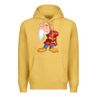 Antique Gold grumpy dopey dwarf Premium Hoodie - linhVisuals