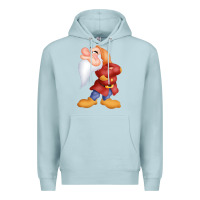 Blue Mist grumpy dopey dwarf Premium Hoodie - linhVisuals